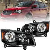VehicleAid Headlights For 2011-2020 Dodge Grand Caravan